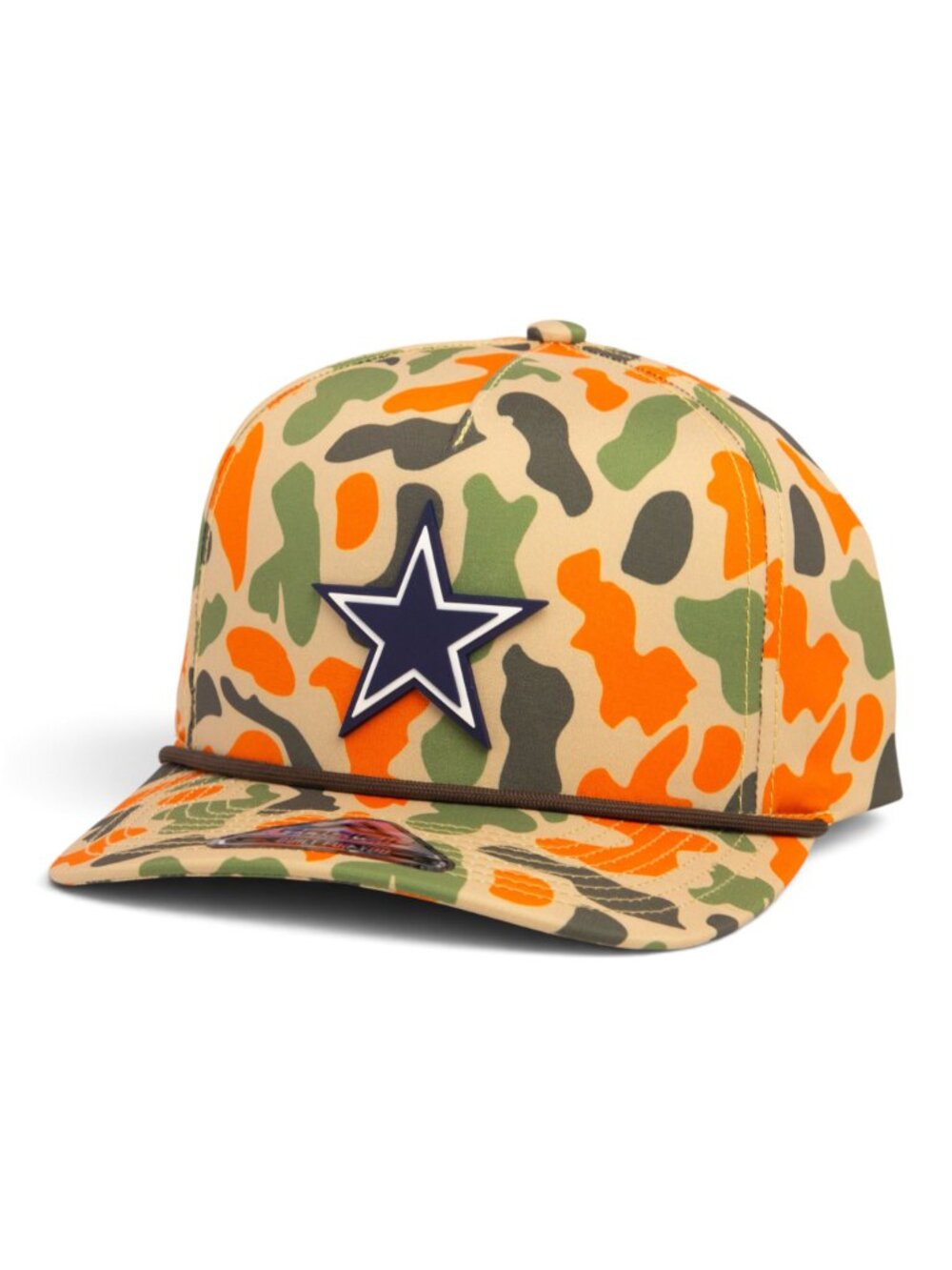 Dallas Cowboys 3D Duck Camo Rope Hat- Blaze Camo